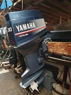 Motor: 25 pk Yamaha Autolube kortstaart Bouwjaar 2001, Benzine, Polyester, Gebruikt, Tot 6 meter