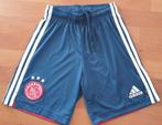 Ajax Trainingsbroekje XS (34) - voetbalbroekje - ZGAN, Kleding | Heren, Blauw, Ophalen of Verzenden, Zo goed als nieuw, Voetbal