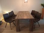Eethoek voor 6 personen, Huis en Inrichting, Tafels | Eettafels, Ophalen, 150 tot 200 cm, Zo goed als nieuw, Vijf personen of meer
