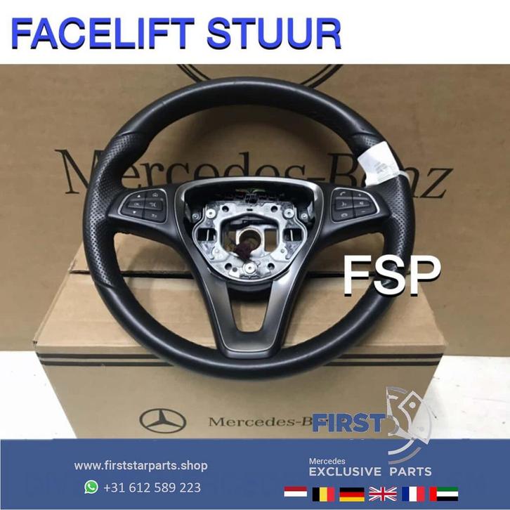 Origineel Mercedes STUUR FACELIFT A B CLA GLA Klasse W176 W2, Auto-onderdelen, Besturing, Mercedes-Benz, Gebruikt, Ophalen of Verzenden
