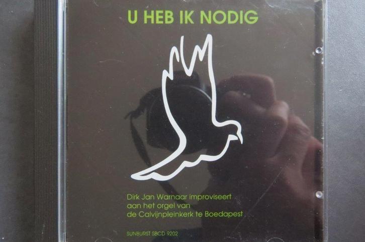 Cd orgel: U heb ik nodig, Dirk Jan Warnaar, Boedapest, Cd's en Dvd's, Cd's | Religie en Gospel, Zo goed als nieuw, Gospel, Ophalen of Verzenden