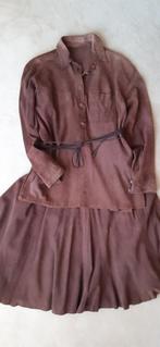 2 delig pak, Kostuum of Pak, Bruin, Ophalen of Verzenden, Gedragen