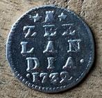 Dubbele Wapenstuiver Zeeland 1732, Postzegels en Munten, Munten | Nederland, Ophalen, Vóór koninkrijk, Zilver, Overige waardes