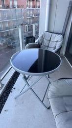 bistrotafeltje voor buiten, 45 tot 60 cm, Minder dan 55 cm, Gebruikt, Metaal of Aluminium