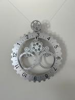 Invotis Gear Clock - Bijzondere Tandwiel Klok Rotterdam, Ophalen, Gebruikt, Analoog, Wandklok