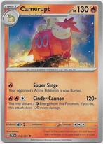 Paldean Fates,  Camerupt [uncommon] 12/91, Ophalen of Verzenden, Nieuw, Losse kaart