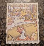 Frankrijk 1969 Schilderij G. Seurat (Circus) gestempeld, Postzegels en Munten, Postzegels | Europa | Frankrijk, Ophalen of Verzenden