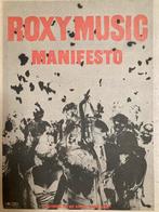 Paginagrote A3 advertentie ROXY MUSIC Manifesto release, Ophalen of Verzenden