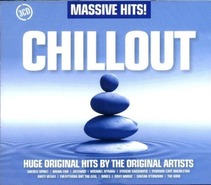 1815 - MASSIVE HITS! - CHILLOUT - 3CD/BOX - NIEUW, Cd's en Dvd's, Cd's | Verzamelalbums, Nieuw in verpakking, Pop, Verzenden
