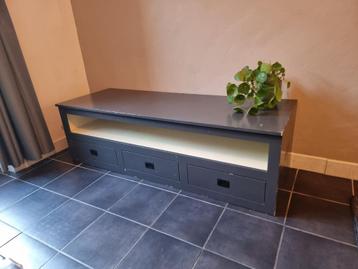 Grijs TV meubel 175x62x53 - 3 laden