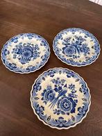 Delfts Blauw Wandborden Set van 3 Handgeschilderd Hollandse, Ophalen of Verzenden