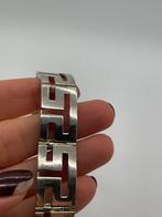 A650 Prachtige zilveren armband Griekse Meander, Ophalen of Verzenden, Zilver, Armband