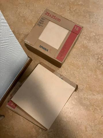 Tegels 25x25 cm anderhalf doosje beschikbaar voor biedingen