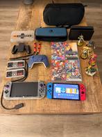 Nintendo Switch OLED + Nitro Deck + 4 games, compleet pakket, Spelcomputers en Games, Spelcomputers | Nintendo Switch, Switch OLED