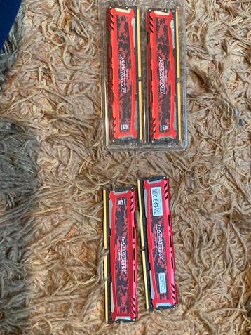 Ballistix 32GB (4x8GB) DDR4 3200MHz RAM beschikbaar voor biedingen