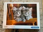 Clementoni katten puzzel 500 stukjes (compleet), Ophalen of Verzenden, Zo goed als nieuw