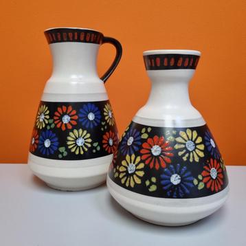 prachtige set retro vintage vaas Dümler & Breiden Germany beschikbaar voor biedingen
