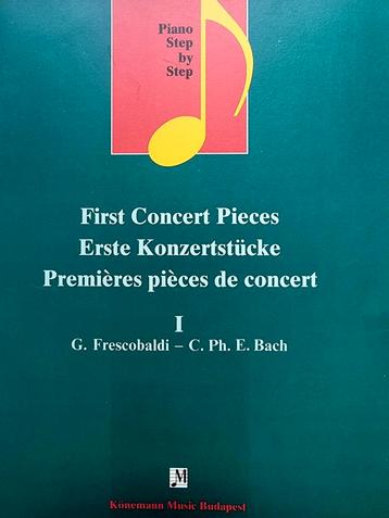 First Concert Pieces - Piano - Frescobaldi & Bach beschikbaar voor biedingen