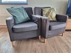 2 IKEA Stoelen - Comfortabel en Stijlvol!, Huis en Inrichting, Fauteuils, Ophalen, Hout, Gebruikt, Minder dan 75 cm