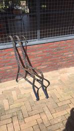 Brocante stalen beugels voor tuinbank, Ophalen of Verzenden, Gebruikt, Metaal