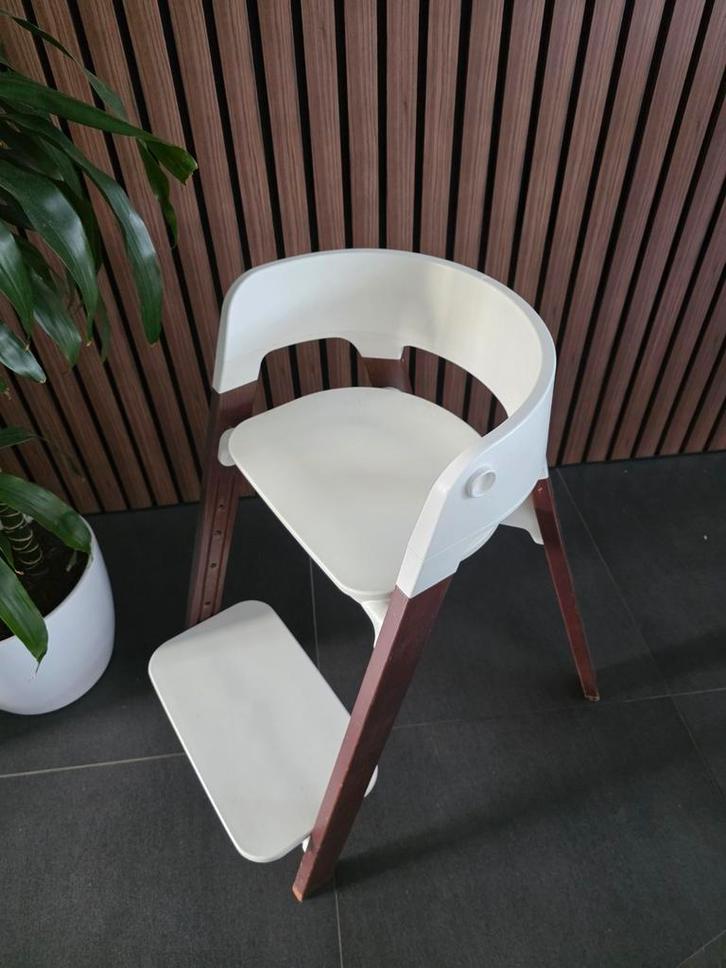 Stokke Steps kinderstoel - Zeer goede staat!, Kinderen en Baby's, Kinderstoelen, Zo goed als nieuw, Meegroeistoel, Afneembaar eetblad