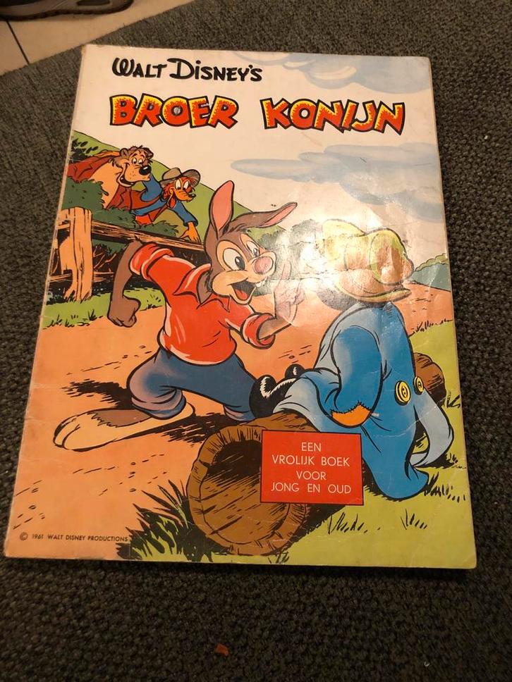 Walt Disney's Broer Konijn - Vintage Boek, Boeken, Kinderboeken | Jeugd | onder 10 jaar, Gelezen, Sprookjes, Ophalen of Verzenden