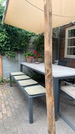bank aluminium, Tuin en Terras, Tuinsets en Loungesets, Ophalen, Zo goed als nieuw, Aluminium, Bank