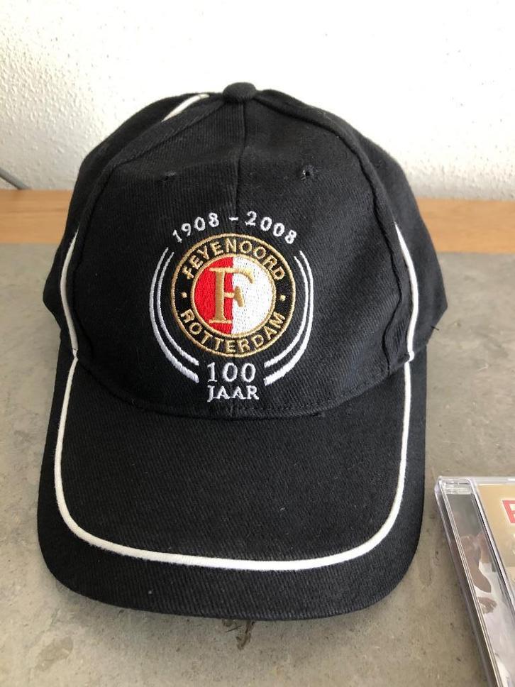 D.026 Feyenoord Jubileum-Cap + CD (100 Jaar), Verzamelen, Sportartikelen en Voetbal, Nieuw, Pet of Muts, Feyenoord, Ophalen of Verzenden