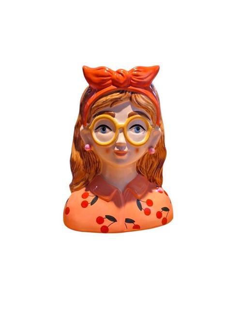 Bloempot vrouw, Huis en Inrichting, Woonaccessoires | Wanddecoraties, Zo goed als nieuw, Ophalen