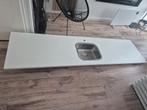 Aanrecht, Ophalen, Wit, Zo goed als nieuw, 200 cm of meer