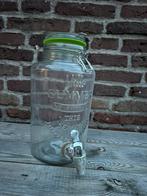 Glazen water / limonade tap, Huis en Inrichting, Ophalen, Zo goed als nieuw