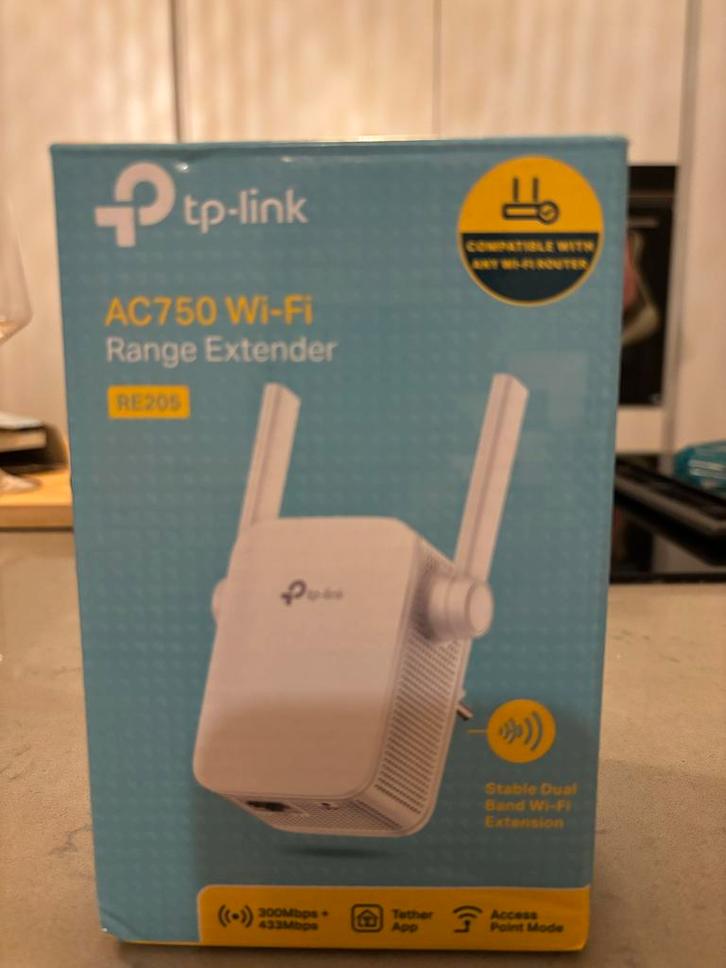 TP-Link AC750 WiFi Range Extender - Nieuwstaat, Computers en Software, WiFi-versterkers, Zo goed als nieuw, Ophalen of Verzenden