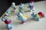 7 HAPPY HIPPOS EN OF 12 DUBBELEN HAPPY HIPPOS, Verzenden, Zo goed als nieuw, Hardplasticfiguren