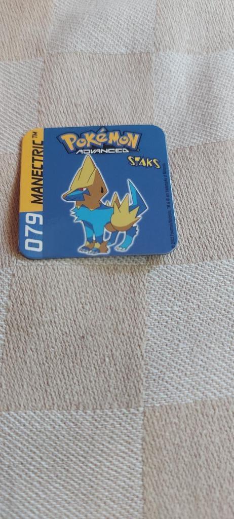 magneet speelgoed pokemon panini staks Manectric, Kinderen en Baby's, Speelgoed | Bouwstenen, Nieuw, Overige merken, Ophalen of Verzenden