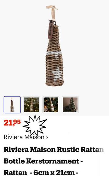 Rivièra maison rustic rattan bottle beschikbaar voor biedingen