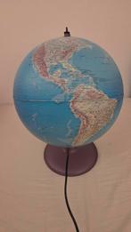 Wereldbol Lamp - Verlichte Globe, Ophalen of Verzenden, Verlicht, Zo goed als nieuw