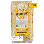 XXL 1170kg Houtpellets, houtkorrels, pellets, pelletkorrels, 6 m³ of meer, Ophalen of Verzenden, Overige houtsoorten, Blokken