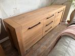 Massief eiken Dressoir kast, Ophalen, Gebruikt, Eikenhout, 200 cm of meer