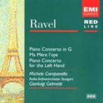 RAVEL Piano concerto CD CAMPANELLA GELMETTI EMI TOP CONDITIE, Ophalen of Verzenden, Modernisme tot heden, Zo goed als nieuw, Orkest of Ballet