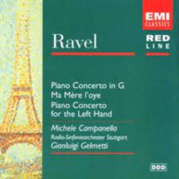 RAVEL Piano concerto CD CAMPANELLA GELMETTI EMI TOP CONDITIE beschikbaar voor biedingen