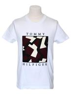 TOMMY HILFIGER shirt, t-shirt, wit, Mt. M, Maat 48/50 (M), Tommy Hilfiger, Wit, Zo goed als nieuw