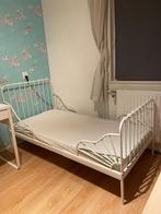 IKEA uitschuifbaar bed Minnen (Meegroeien bed), Kinderen en Baby's, 70 tot 85 cm, Ophalen of Verzenden, Zo goed als nieuw, Matras