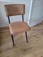 3 mooie dutch bone stoelen, Huis en Inrichting, Stoelen, Gebruikt, Overige kleuren, Drie, Leer