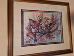 Schilderij vogels, Antiek en Kunst, Ophalen