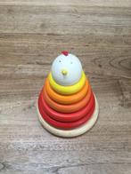 Djeco houten stapeltoren kip, zgan, Kinderen en Baby's, Speelgoed | Houten speelgoed, Ophalen of Verzenden, Zo goed als nieuw