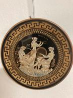 Drie musicerende Griekse godinnen 24k goud 18,5 cm puntgaaf, Antiek en Kunst, Ophalen of Verzenden
