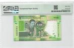South Africa 10 Rand 2018 Unc PMG 67 EPQ, Ophalen of Verzenden, Zuid-Afrika, Los biljet