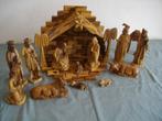 olijfhout kerststal, Antiek en Kunst, Curiosa en Brocante, Ophalen of Verzenden