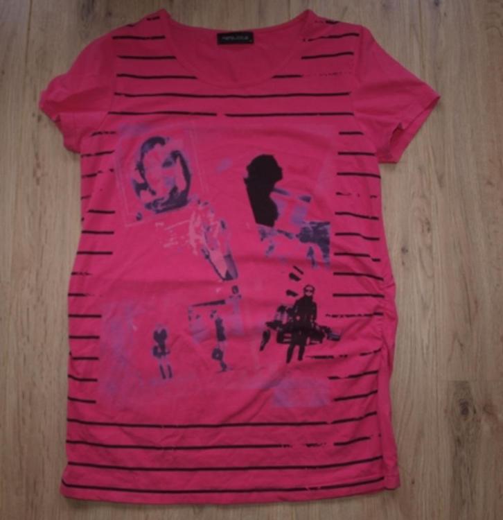 Roze T-Shirt Mama Licious (M), Kleding | Dames, Positiekleding, Gedragen, Shirt of Top, Maat 38/40 (M), Roze, Ophalen of Verzenden