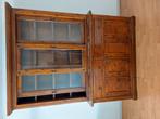 Prachtige antieke vitrine kast, Huis en Inrichting, 200 cm of meer, 150 tot 200 cm, Ophalen of Verzenden, Zo goed als nieuw